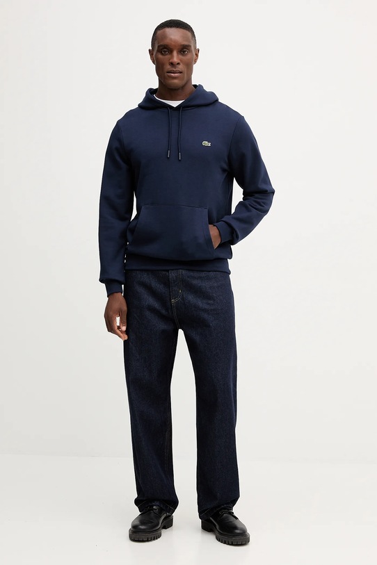 Lacoste hanorac de bumbac SH9839 bleumarin AW25