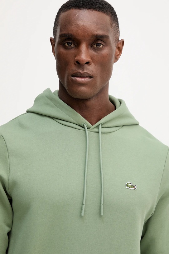 Lacoste bluza bawełniana zielony SH9839