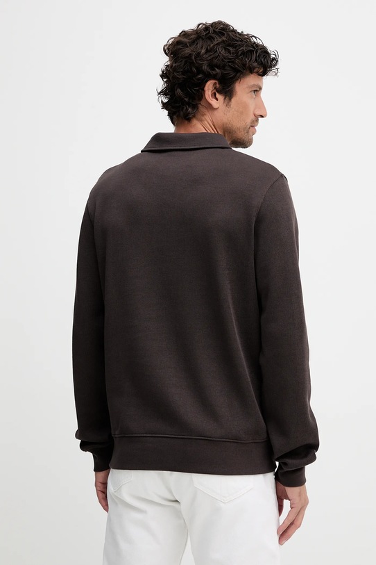Odzież Lacoste bluza bawełniana SH5781 brązowy
