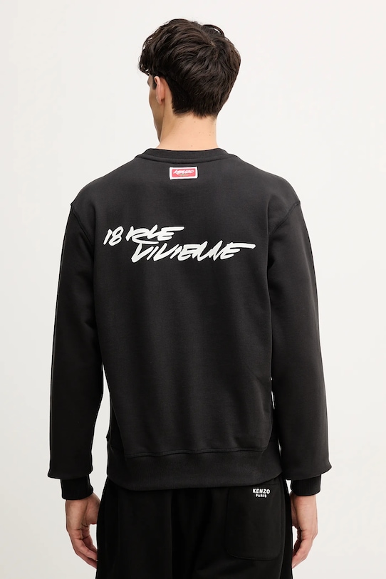 Oblečení Bavlněná mikina Kenzo Kenzo x Futura FF65SW2524MC černá