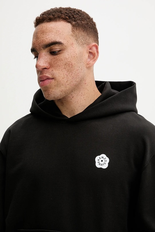 Kenzo bluza bawełniana czarny FF65HO2574MF