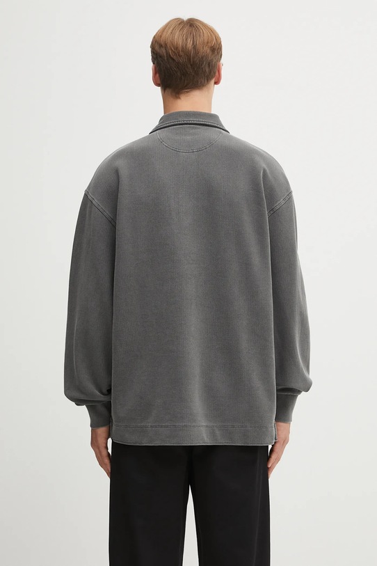 Îmbrăcăminte Carhartt WIP hanorac de bumbac Piqué Script I035188.0D2GD gri