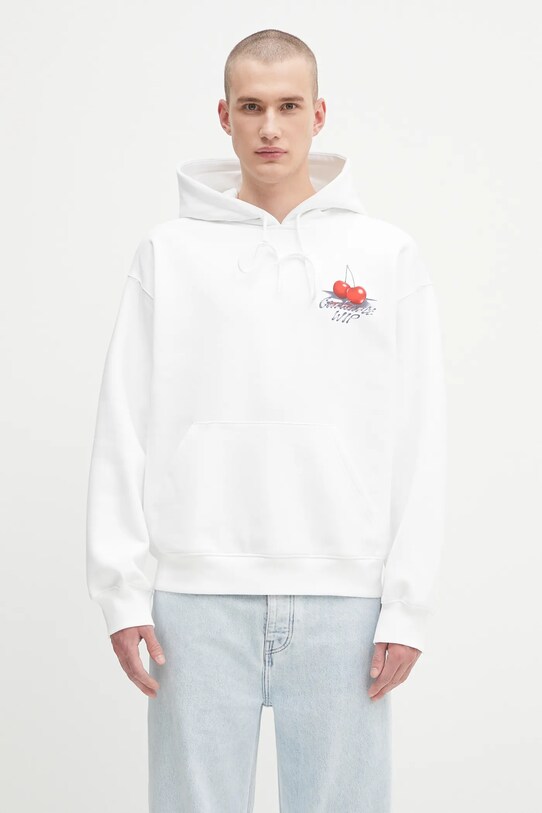 Odzież Carhartt WIP bluza Hooded Jake Garcia I035191.02XX biały