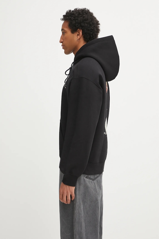 Dukserica Carhartt WIP Hooded Jake Garcia I035191.89XX crna AW25