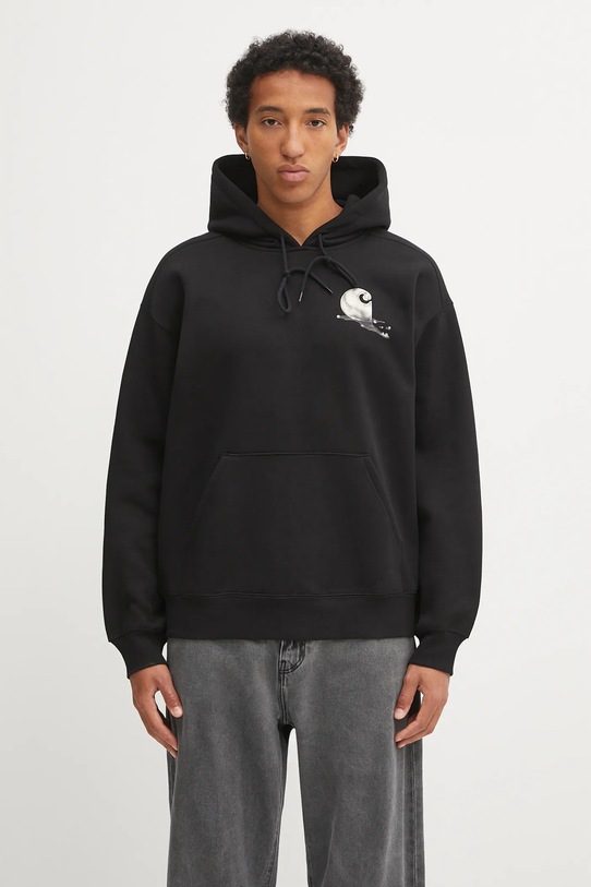 Odzież Carhartt WIP bluza Hooded Jake Garcia I035191.89XX czarny