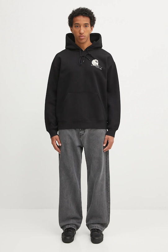 Dukserica Carhartt WIP Hooded Jake Garcia I035191.89XX crna