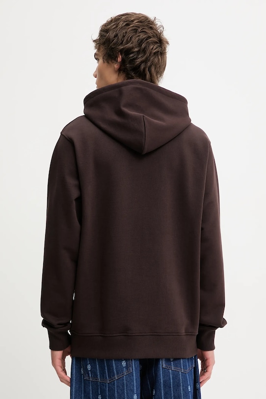 Ruházat Drôle de Monsieur pamut melegítőfelső Le Hoodie Slogan Classique I.HO161.CO127 barna