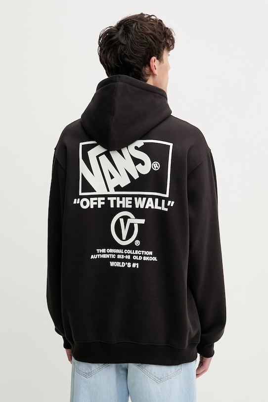 Mikina Vans s kapucí černá VN000PGMY281