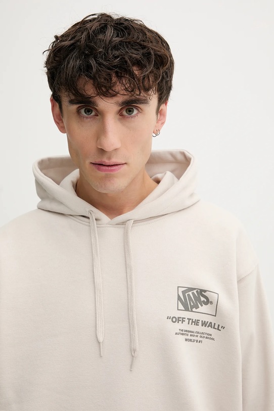 Μπλούζα Vans μπεζ VN000PGMEN91