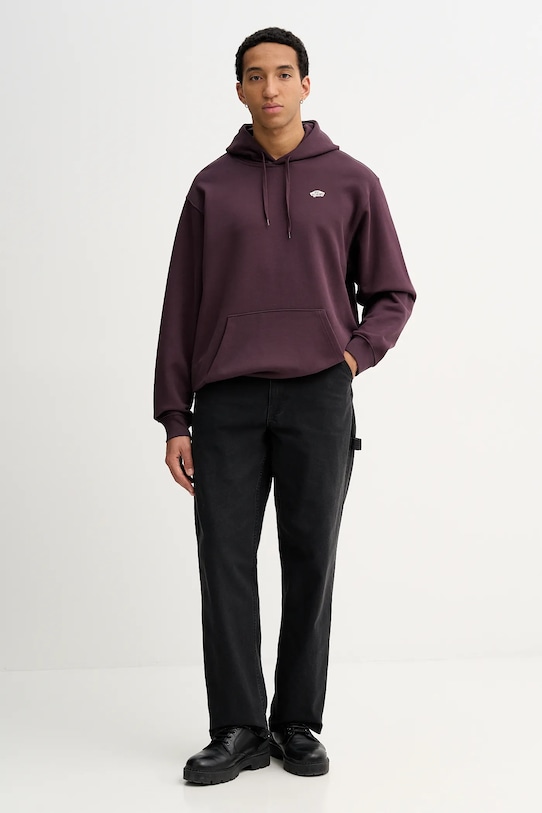 Vans bluza bawełniana VN000P51EMS1 fioletowy AW25
