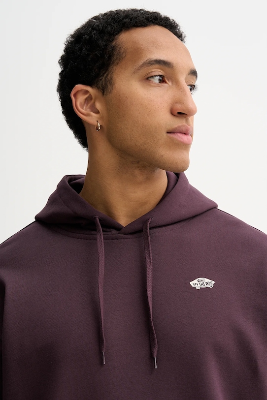 Vans bluza bawełniana VN000P51EMS1 fioletowy