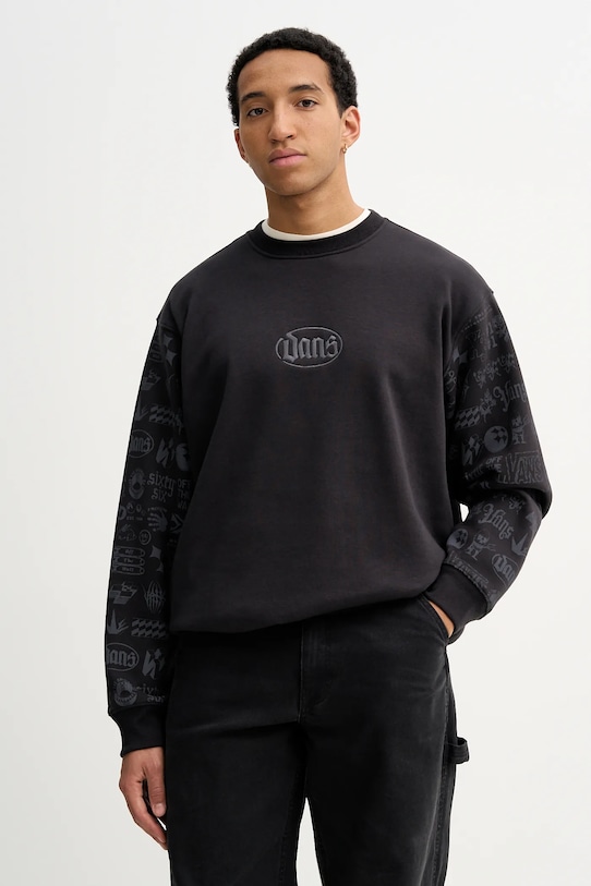 Vans felső apró mintás fekete VN000PASBLK1