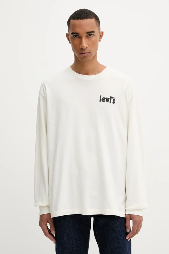 Îmbrăcăminte Levi's longsleeve din bumbac 005N7 bej