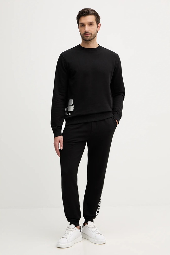 Karl Lagerfeld bluza bawełniana 554917.705403 czarny NC25