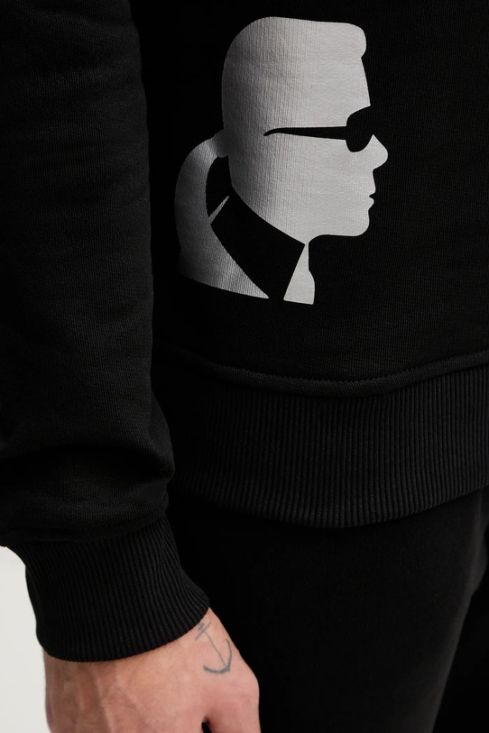 Karl Lagerfeld bluza bawełniana 554917.705403 czarny