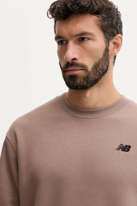 Mikina New Balance hnědá MT53529EAS