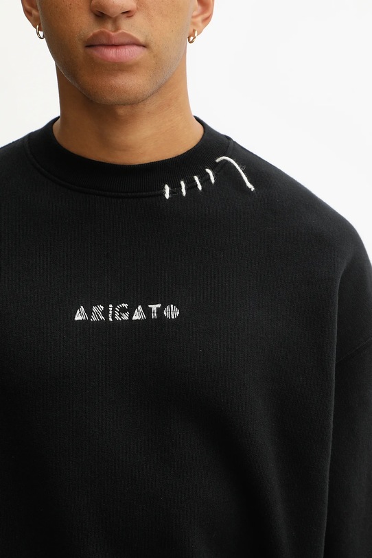 Axel Arigato bluza bawełniana Loops czarny A3435001