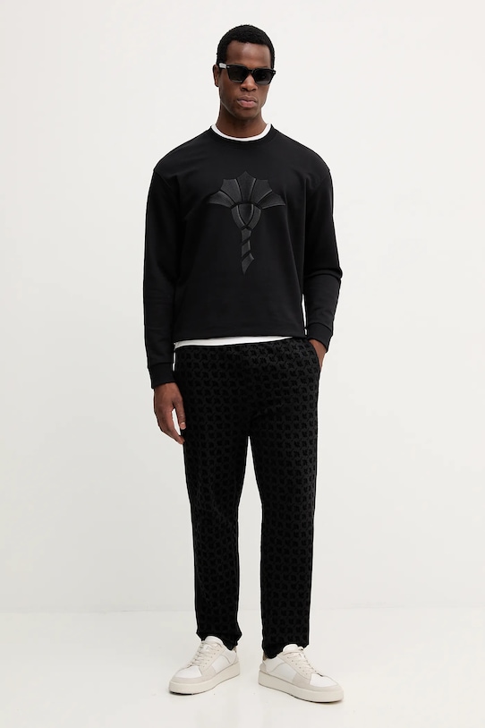 Joop! hanorac de bumbac 30046988 negru AW25