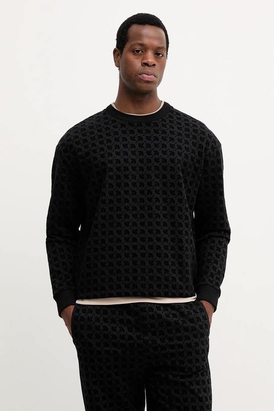 Joop! hanorac de bumbac cu modele negru 30047447