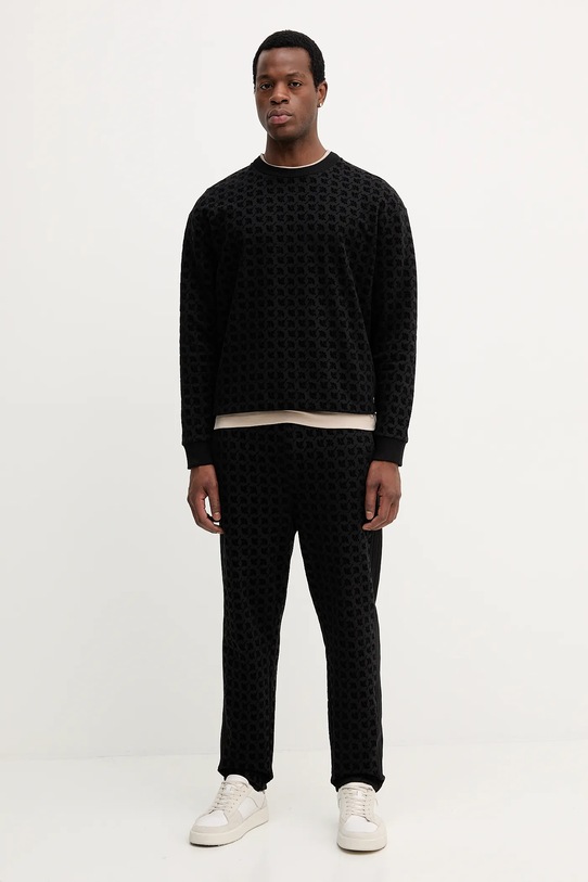 Joop! hanorac de bumbac 30047447 negru AW25
