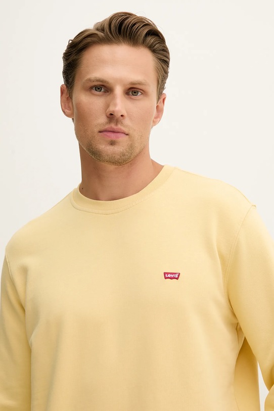 Levi's bluza bawełniana żółty 35909.0070