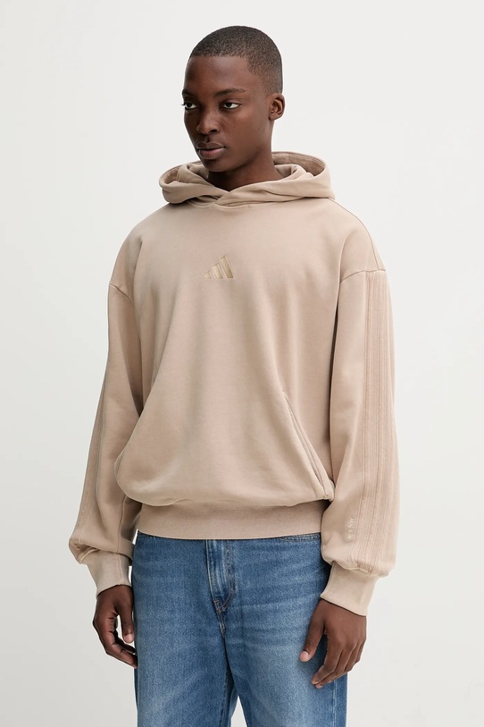 adidas bluza ALL SZN z kapturem beżowy JL6537