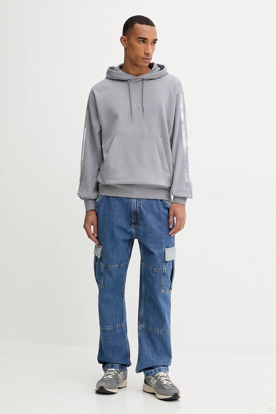 Mikina adidas Seasonal AOP JM1725 šedá AW25