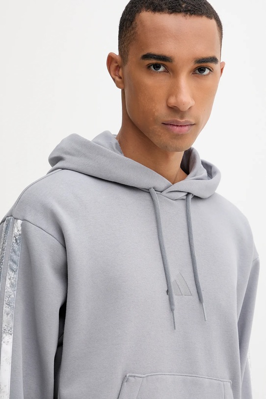 Mikina adidas Seasonal AOP šedá JM1725