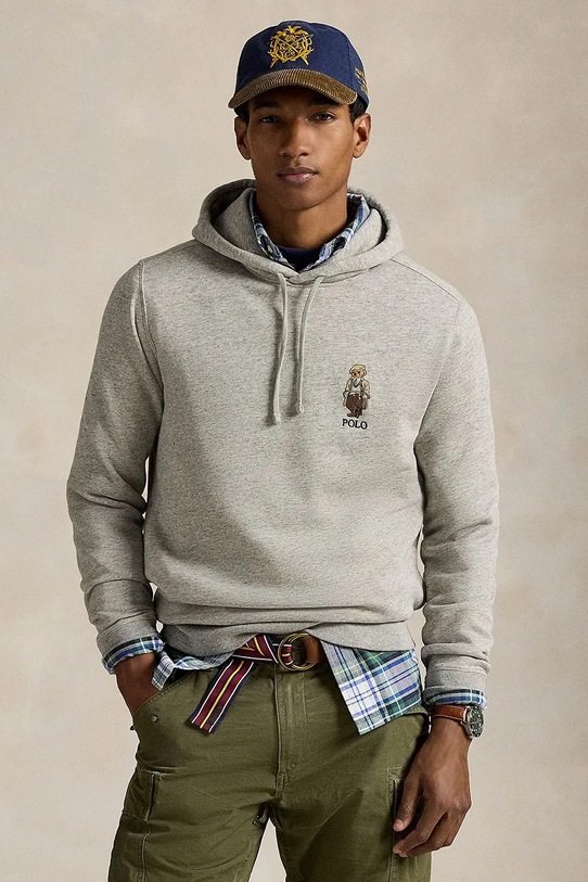 Polo Ralph Lauren bluză imprimeu gri 710980307