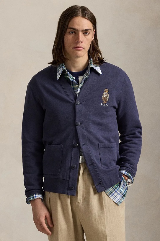 Polo Ralph Lauren bluza aplikacja niebieski 710980316