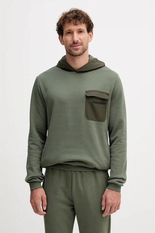 Кофта Colmar с капюшоном зелёный 6282.6ZJ