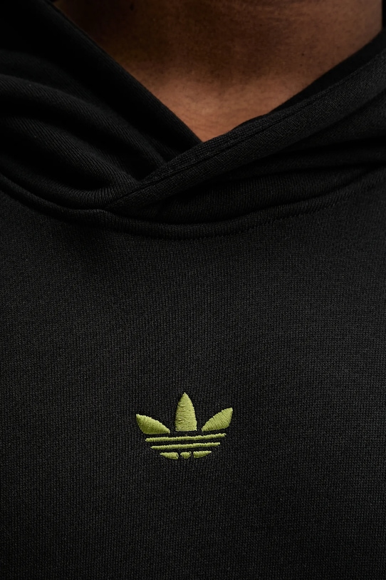 adidas Originals hanorac de bumbac Grfx Hoodie JY2730 negru