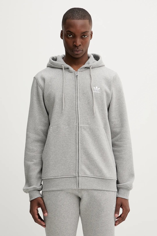 Μπλούζα adidas Originals Essentials απλικέ γκρί JY6167