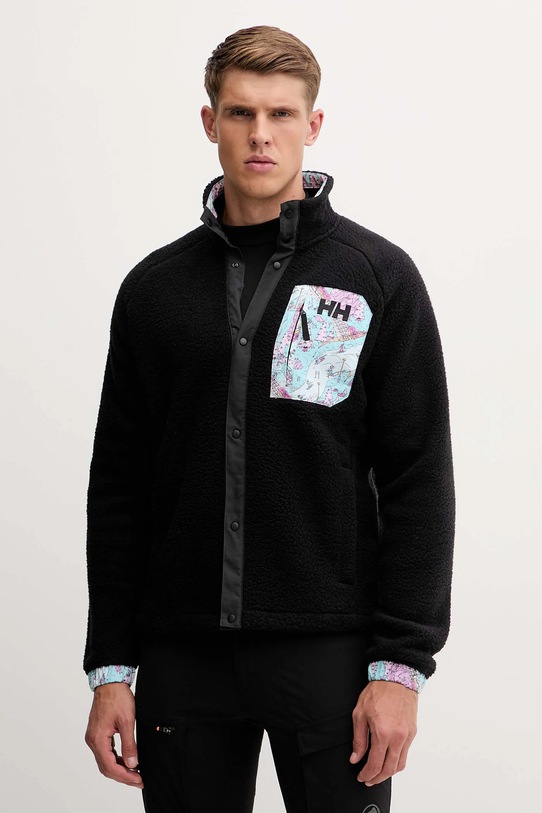 Helly Hansen bluza polarowa PANORAMA bez kaptura czarny 63348