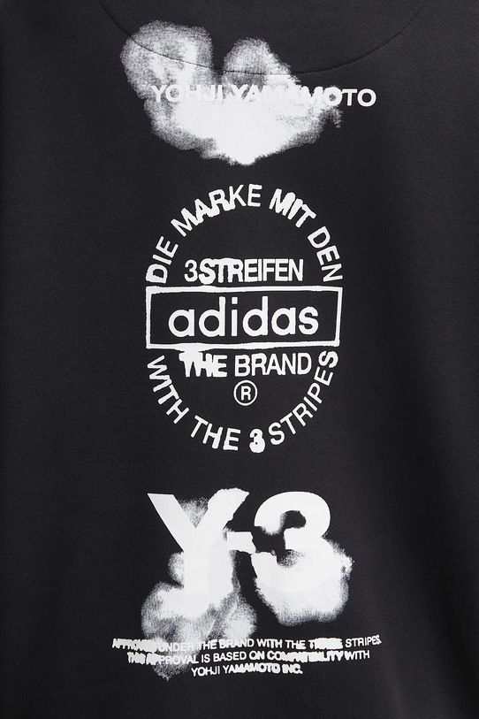 Y-3 bluza bawełniana Graphic JX4748 czarny