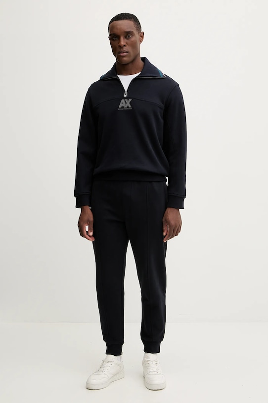 Armani Exchange bluza bawełniana XM001027.AF12656 granatowy AW25