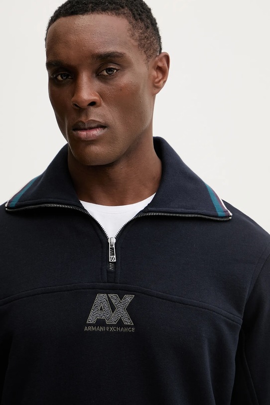 Armani Exchange bluza bawełniana granatowy XM001027.AF12656