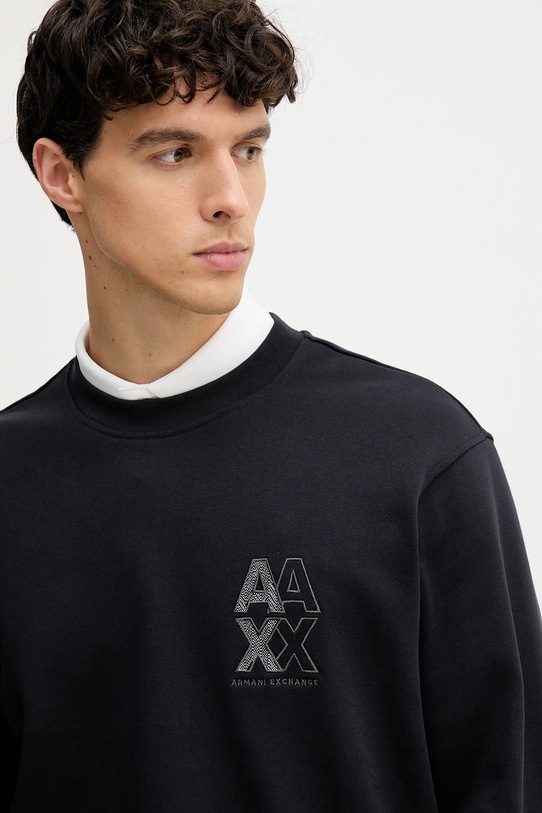Armani Exchange bluza bawełniana granatowy XM001040.AF10830