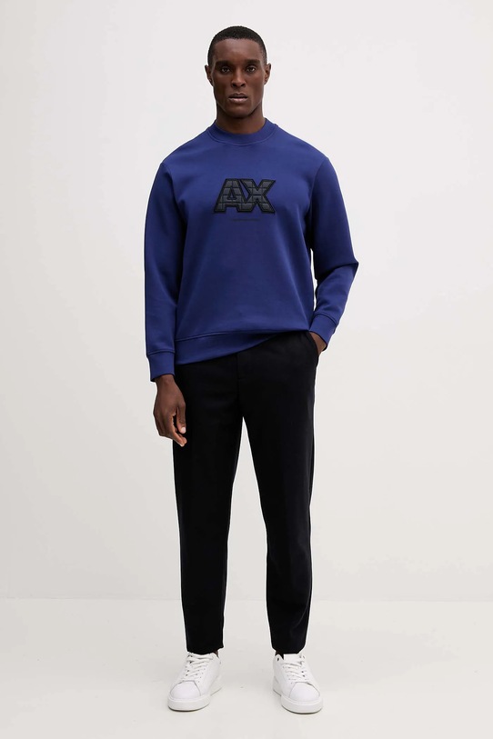Dukserica Armani Exchange XM001399.AF13047 mornarsko plava AW25