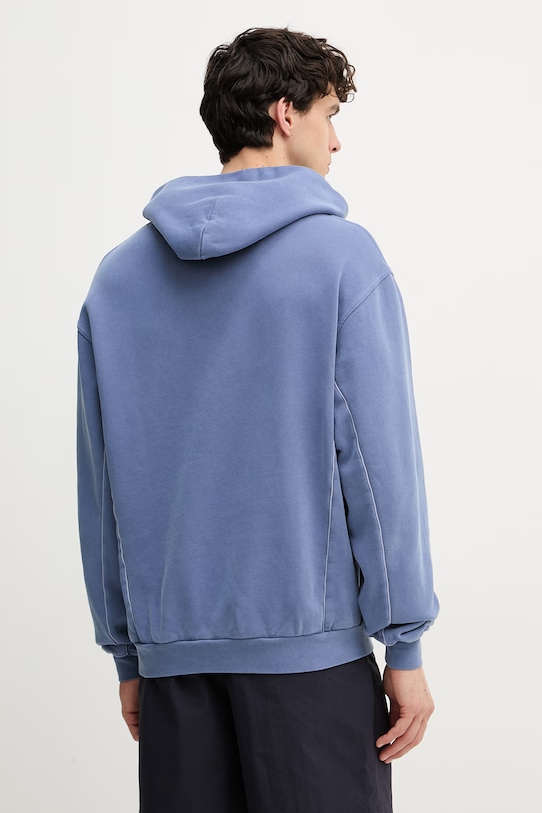 Дрехи Puma суичър с качулка мъжки от памук PUMA x REPRESENT 632542 син