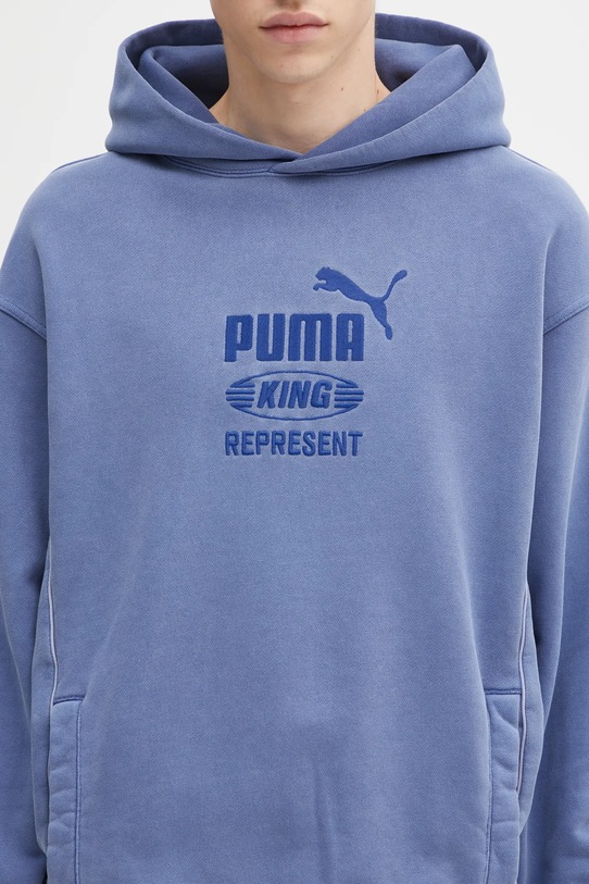 Puma x REPRESENT bluza bawełniana niebieski 632542