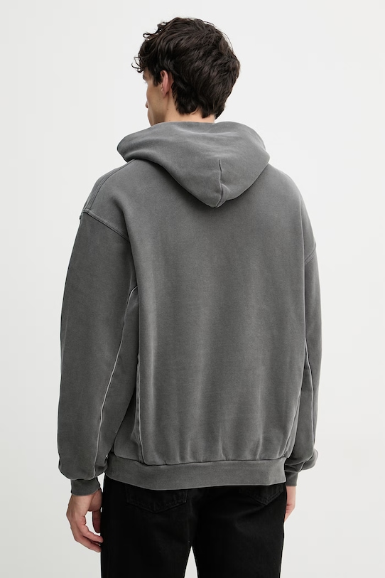 Дрехи Puma суичър с качулка мъжки от памук PUMA x REPRESENT 632542 сив