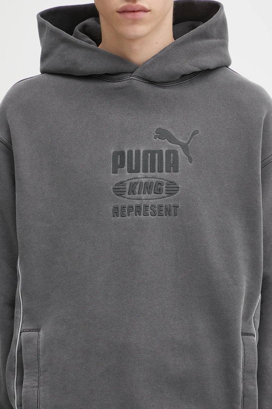 Puma bluza bawełniana PUMA x REPRESENT szary 632542