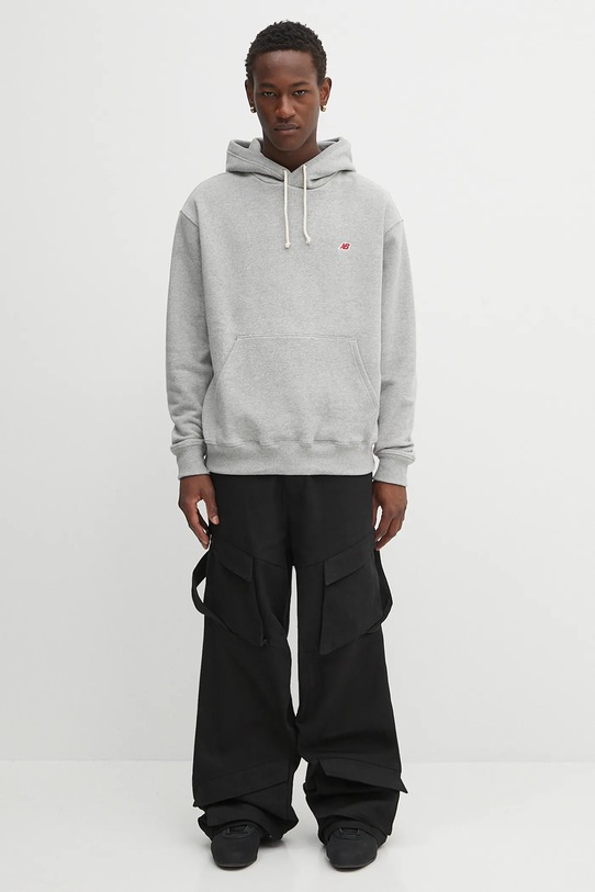 New Balance bluza MADE IN USA CORE HOODIE MT43546AG szary