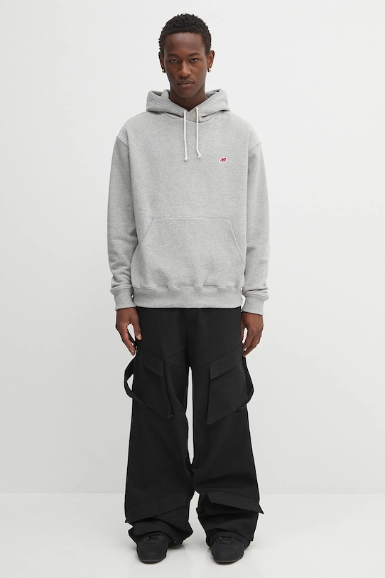 New Balance bluza MADE IN USA CORE HOODIE MT43546AG szary