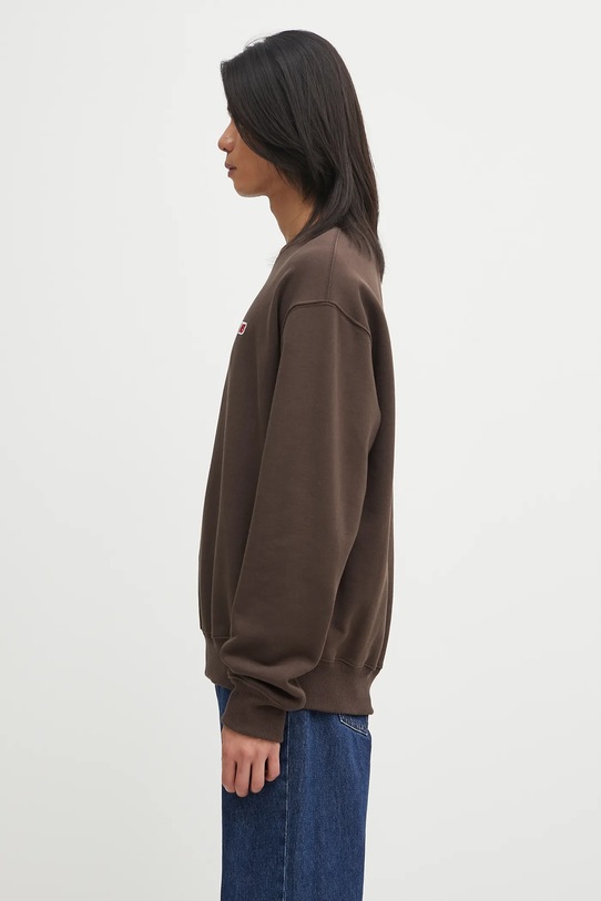 New Balance bluza bawełniana MADE IN USA MT43541RHE brązowy AW25