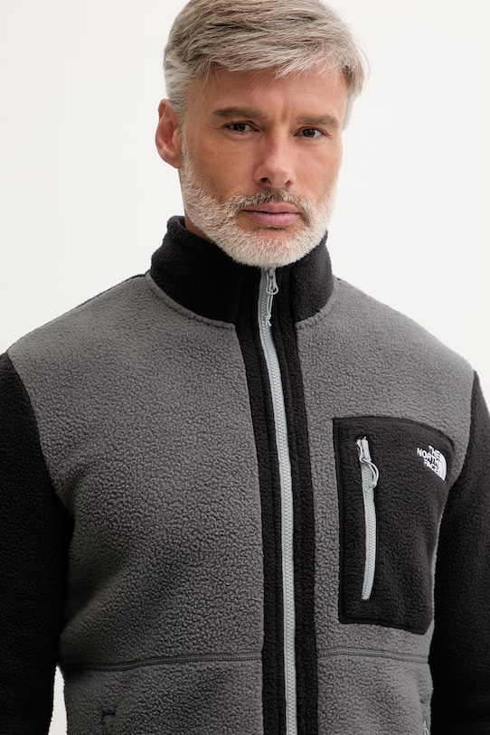 The North Face bluza termoaktywna męska Yumiori szary NF0A883RWVO1