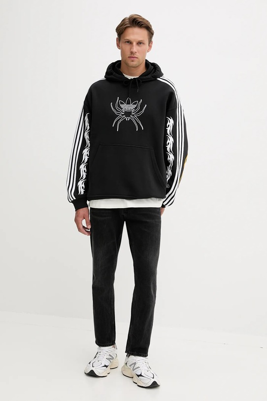 adidas Originals bluza Spiders Loose Hoodie JW0223 czarny AW25