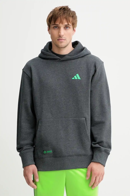 Odjeća Pamučna dukserica adidas x Mercedes JX8778 siva