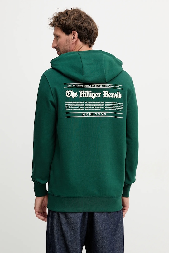 Одяг Бавовняна кофта Tommy Hilfiger MW0MW40065 зелений